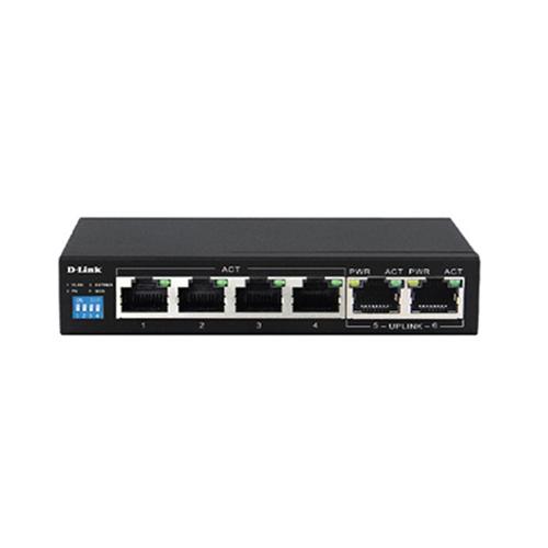 D Link DES F1006P E 6 Port Unmanaged PoE Switch price in hyderbad, telangana