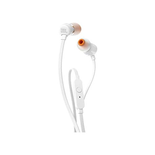 JBL T110 Wired In White Ear Headphones price in hyderbad, telangana