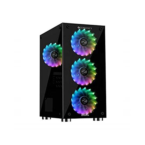 Zebronics Zeb 876B Zeal Gaming Chassis Cabinet price in hyderbad, telangana