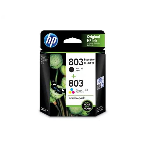 HP 803 3YP93AA Black Tri Colour Combo Pack Ink Cartridge price in hyderbad, telangana