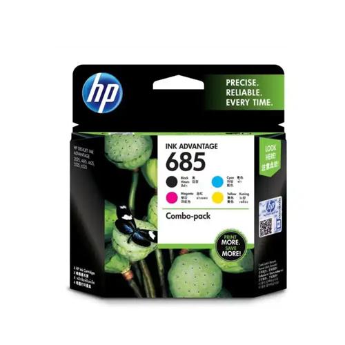 HP 685 F6V35AA CMYK Ink Cartridges Combo 4 Pack price in hyderbad, telangana
