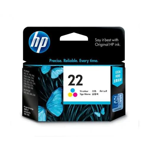 HP 22 C9352AA Tri color Original Ink Cartridge price in hyderbad, telangana