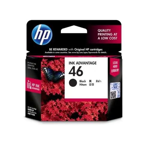 HP 46 CZ637AA Black Original Ink Cartridge price in hyderbad, telangana