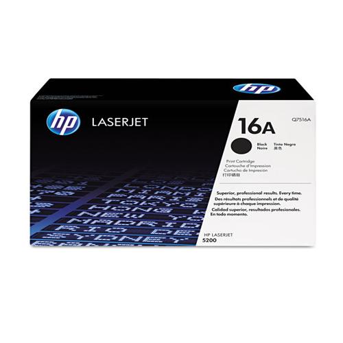 HP 16A Q7516A Black LaserJet Toner Cartridge price in hyderbad, telangana