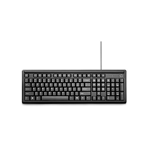 HP 100 Wired USB Desktop Keyboard Black price in hyderbad, telangana