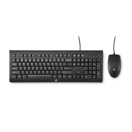 HP C2500 Wired Combo keyboard and Mouse Black price in hyderbad, telangana