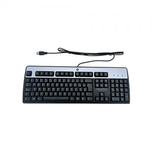 HP Keyboard 0316 Wired USB Desktop Keyboard Silver and Black  price in Hyderabad, telangana, andhra